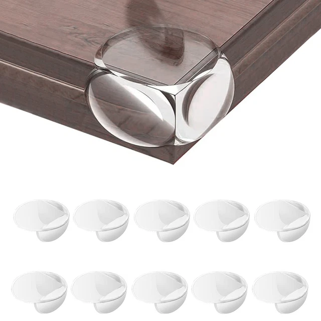 10 Pack Child Baby Table Corner Edge Protector Soft Safety Silicone Guard Cover