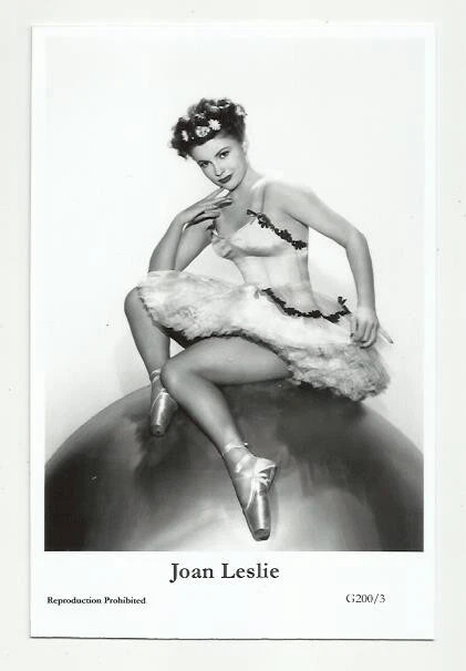 (Bx19) Joan Leslie Photo Card (G200/3) Filmstar  Pin Up Movie Star Glamor Girl