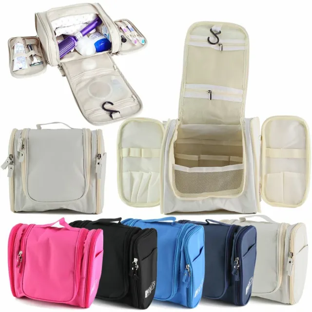 Large Travel Cosmetic Makeup Bag Toiletry Hanging Organizer Storage Case Pouch