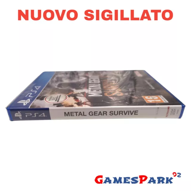 METAL GEAR SURVIVE PS4 PLAYSTATION 4 GIOCO NUOVO PER Italiano PAL DI DA X GUERRA 3