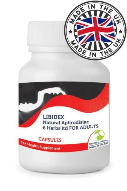 Libidex 6 Kräuter Für Erwachsene Sex Vitamine 60 Kapseln Gesundheit Ergänzungen
