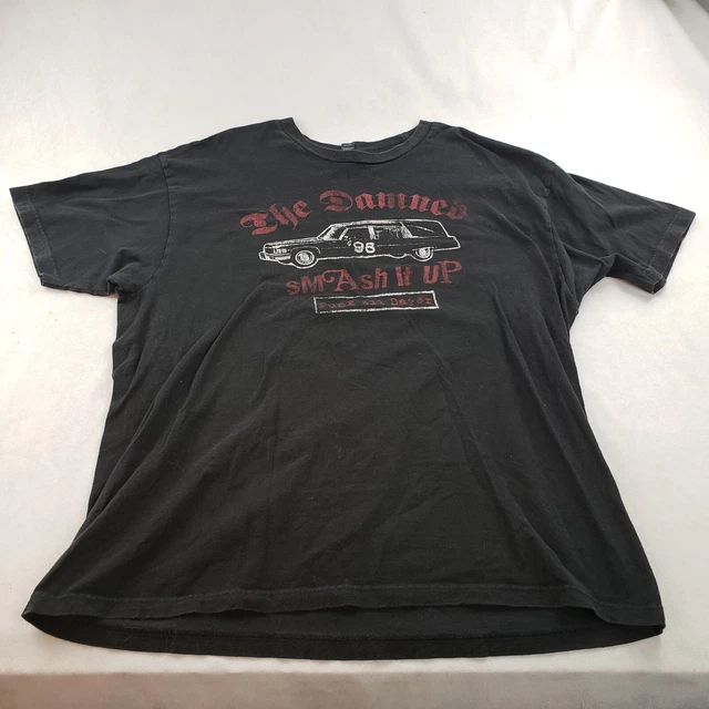 The Damned T Shirt Smash It Up Punk All Dayer Men XL