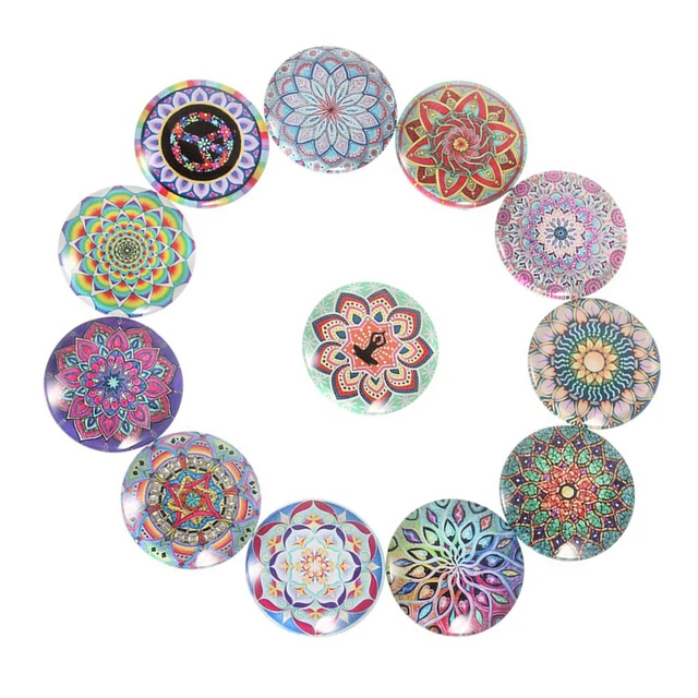 20 PCS Bracelet Charm Jewelry Making Findings Diamond Necklaces Ceramic Tile
