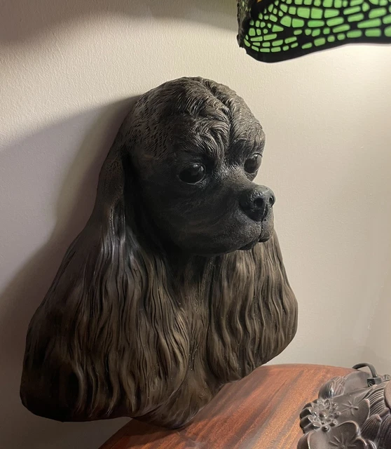 Patsi Ann American Cocker spaniel head Sculpture