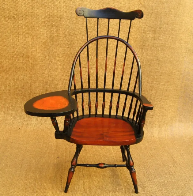 Doll writing chair for 21-22 inch dolls - Windsor wood chair, finely crafted!