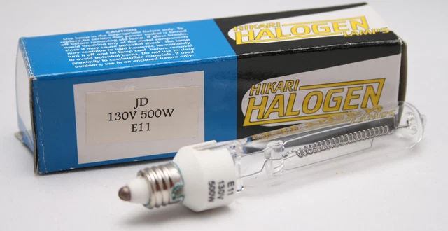1 - JD 130V 500W E11 Bulb - New Old Stock - FREE SHIP