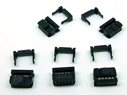 Just-Honest - 5 Pièces/pcs. x IDC 10(2x5) Broches connecteur mâle - pour Câble P