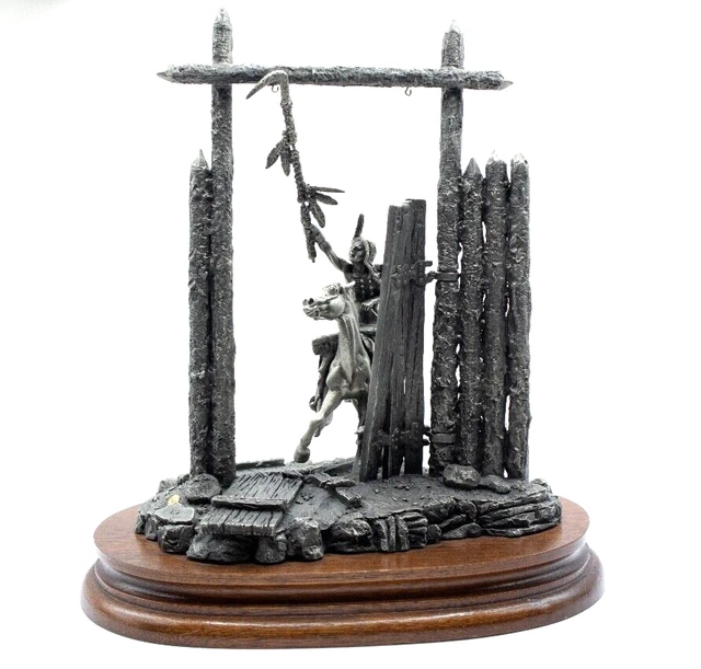 1993 Chilmark Pewter Sculpture - Don Polland 'Sacred Ground Reclaimed' Limited