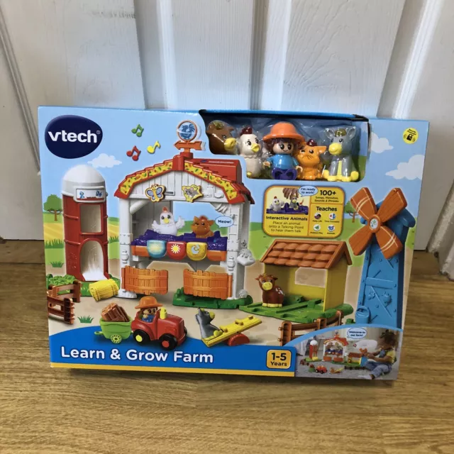 VTECH LEARN AND Grow Farm Educational Toy with Farm Animals Christmas