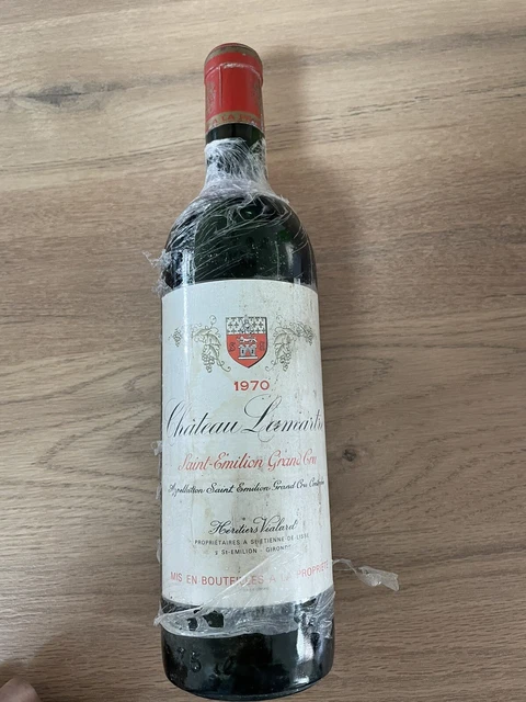 Bouteille Chateau Lamartre 1970