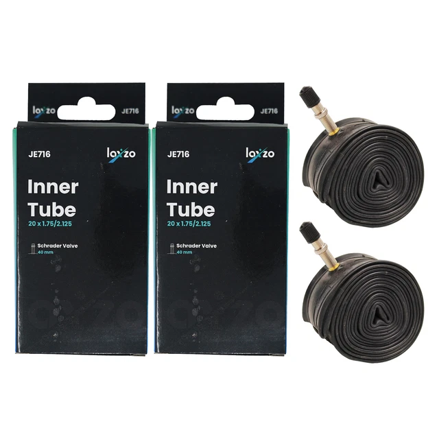 Aero Sport 20 x 1.75-2.125 MTB Bike/E-Bike Inner Tubes Schrader Valve - Groceries
