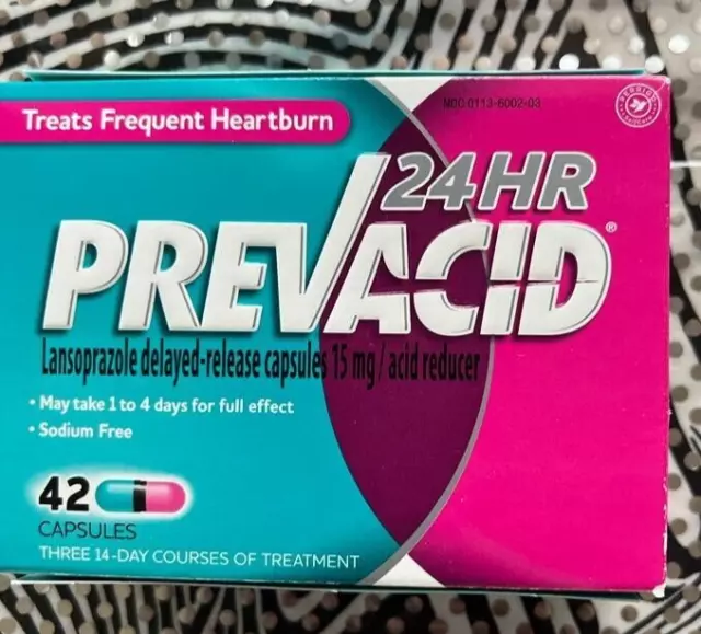 Prevacid 24 Hour- 42 Count Capsules  (EXP: 6/24)