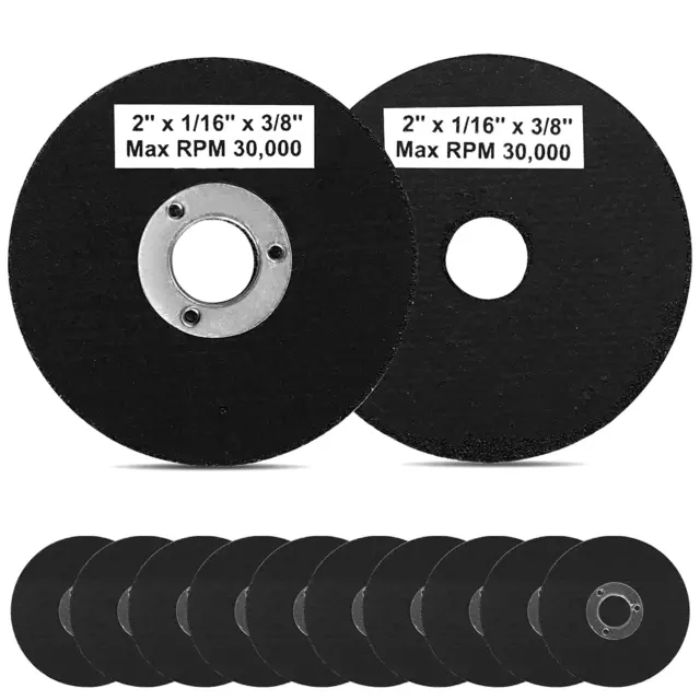 10 Pack 2 Inch Die Grinder Cut off Wheels Mini Metal Cutting Disc 2'' X 1/16'' X