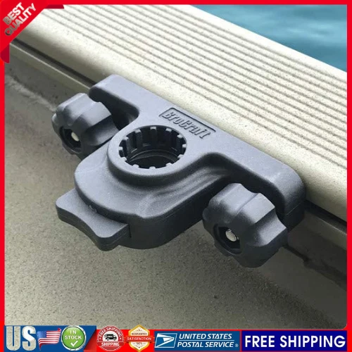 BROCRAFT 90 DEGREE Boat Track System Rod Holder/Versatrack Boat Rod