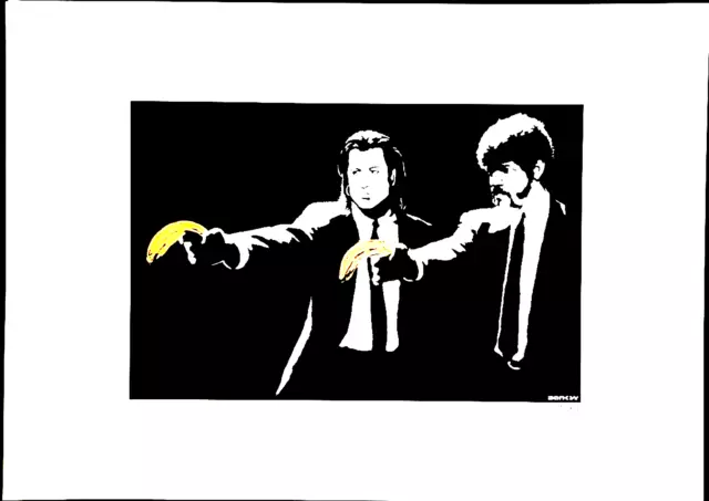 Banksy Pulp Fiction -70x50cm Limited Edition No. 39/150