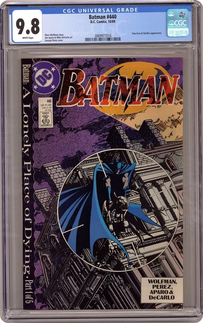 Batman #440 CGC 9.8 1989 3889977016