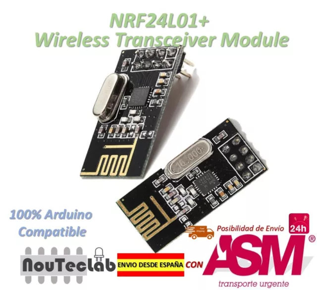 NRF24L01+ 2.4GHz Wireless Transceiver Module For Arduino Microcontroller MCU