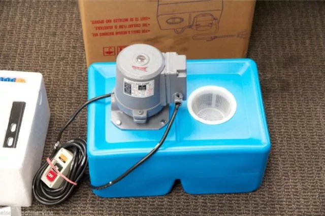 UE-9L General Purpose 1/8 HP Coolant Pump with Tank and Nozzle Assembly, 110V
