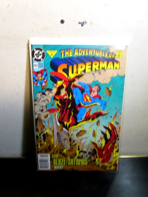 The Adventures Of Superman #493 Dc Comics 1992 Bagged And Boarded~