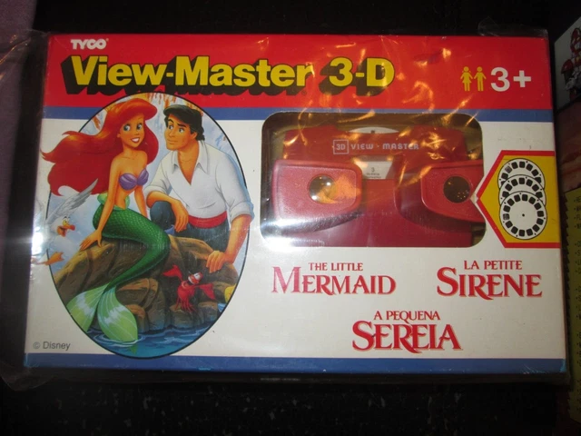 view master 3-D DISNEY LA SIRENETTA!!!! LE PETITE SIRENE!!! FONDO DI MAGAZZINO!!