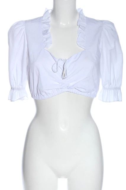 Camicia folcloristica Kristina donna taglia DE 32 bianco casual look