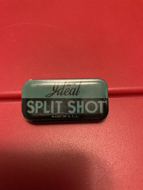 VINTAGE IDEAL SPLIT Shot tin, No. 7 split shot, fishing $7.95 - PicClick