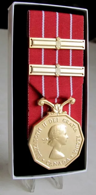 Canada - CD , Canadian Decorations Medal & Bar , Court Mounting Full Size