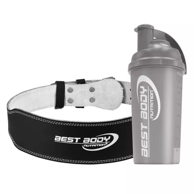 Gewichtheber Gürtel für Kraftsport Fitness Gewichtheben Bodybuilding + Shaker