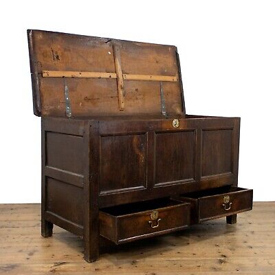 Early 18th Century Oak Mule Chest (M-3762) - FREE DELIVERY* 2