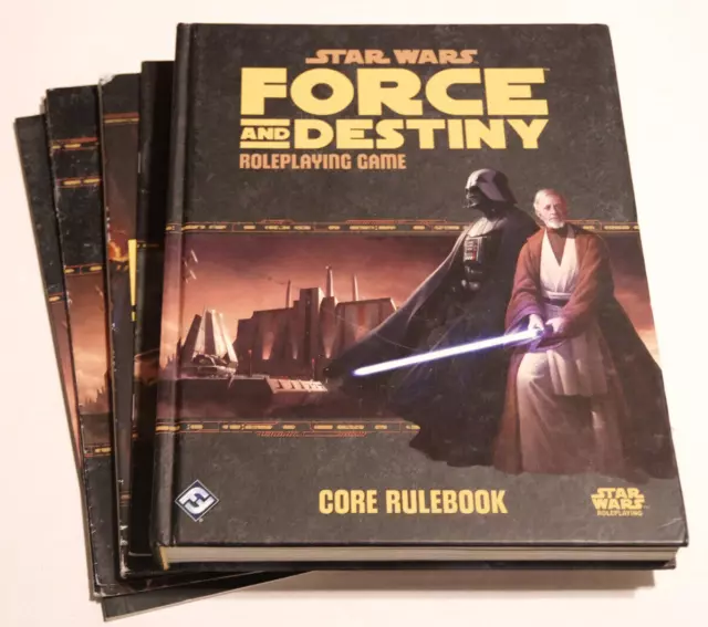 Star Wars Force & Destiny Core Rulebook Hardcover + Hidden Depths Extras FFG