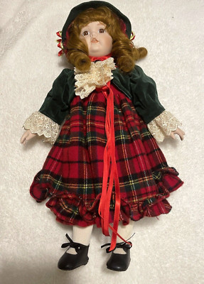MYD Inc MARIAN YU DESIGNS PORCELAIN BROWN EYED GIRL DOLL 17