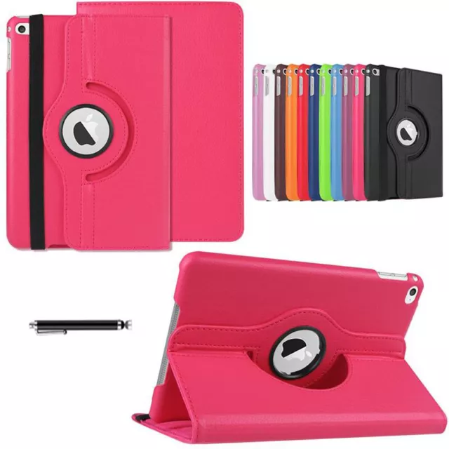 For Apple iPad Mini 5 2019 5th Gen Case 360 Rotating Smart Stand Cover for iPad