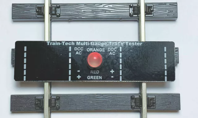 Train Tech TT10+ OO HO O G Mehrspur-Gleisprüfer für DC & DCC Eisenbahnen