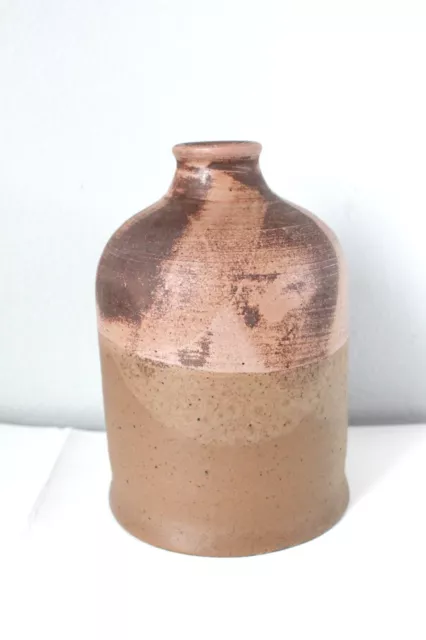 Studio Pottery Stoneware Vase Signed Country Style Great Quality