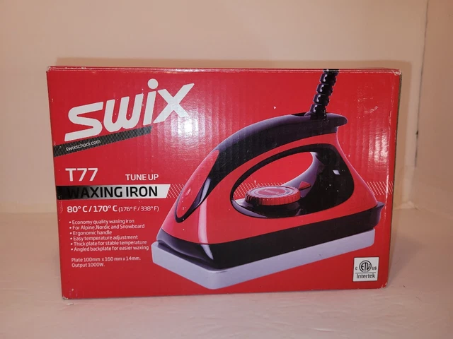 NEW SWIX T77 1000 Watt Wax Iron For Snowboards and Skis Alpine Nordic