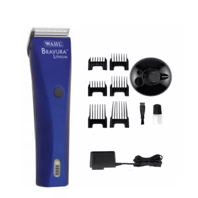 WAHL Bravura Lithium Ion Corded / Cordless Animal Clipper Pet/Horse/Dog Grooming