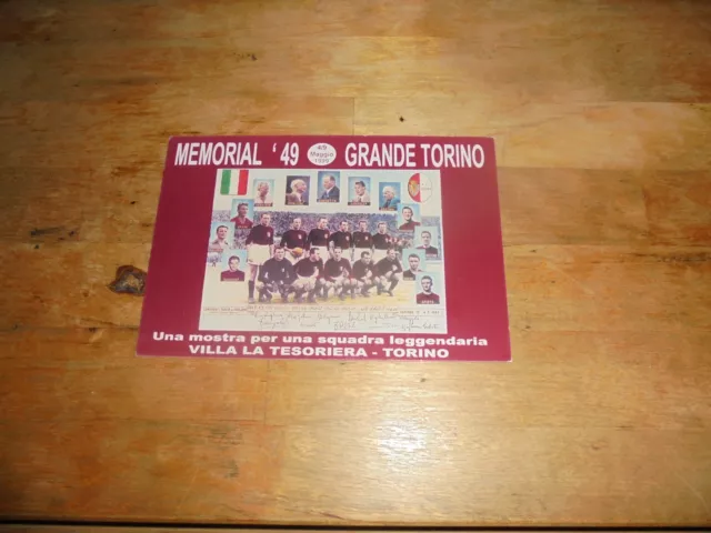 Cartolina Grande Torino Memorial '49 - Annullo 5,5. 1999