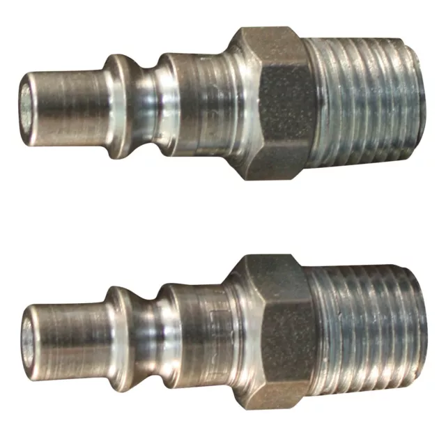 2-Pack, Milton S-777 Coupler Plug, 1/4" NPT A-Style coupler plug,Free S&H