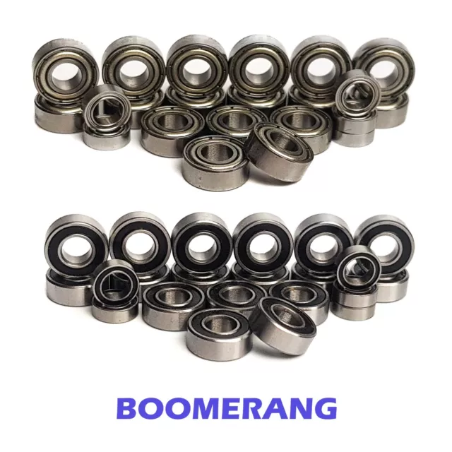 Bearing Set for TAMIYA BOOMERANG COMPLETE 22 RUBBER/METAL seal HOP UP UPGRADE