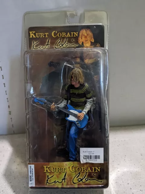 KURT COBAIN ~ Smells Like Teen Spirit Video ~ NIRVANA 7” 2006 NECA Action Figure