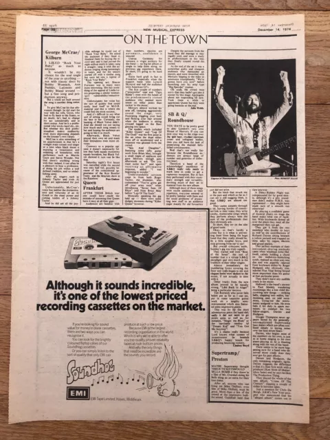 QUEEN Frankfurt 'concert review' 1974 UK Article/Clipping