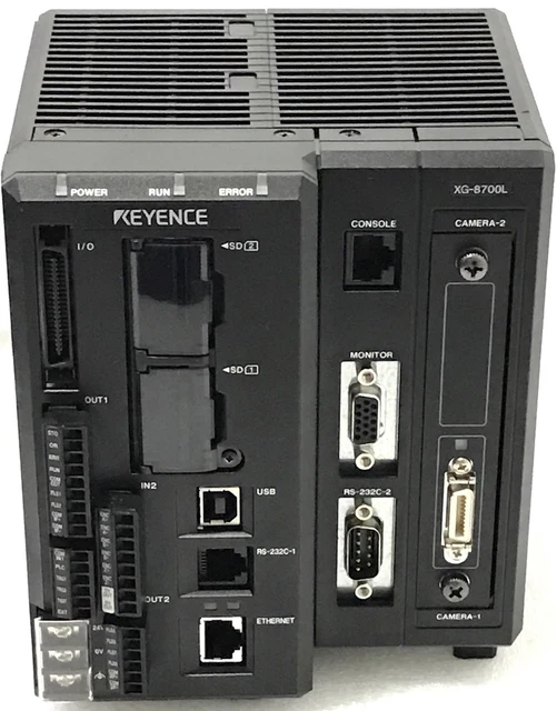 Keyence XG-8700L XG-HL08M OP-84231 CA-CH5 Controller Camera Lens Console Cable 2