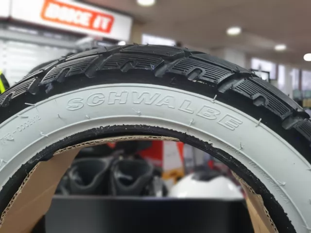 Schwalbe 110/70-10 Weatherman Front or Rear White Wall Scooter Tyre 3