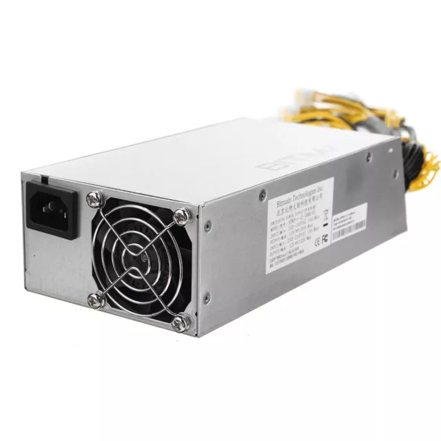 Bloc d'alimentation original Antminer APW3++ PSU 1600 W pour Bitmain D3 S9 S7 L3 B3 X3 T9 3