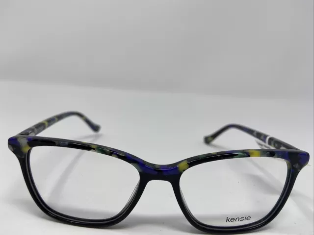 Kensie Eyeglasses Frame Romance Bk 49-15-135 Black/Multi Full Rim Le01