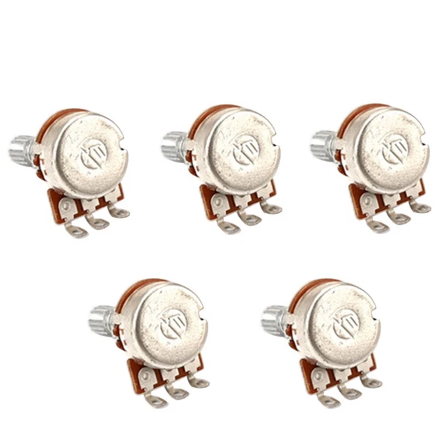 5 pezzi accessori chitarra elettrica potenziometro parti metalliche