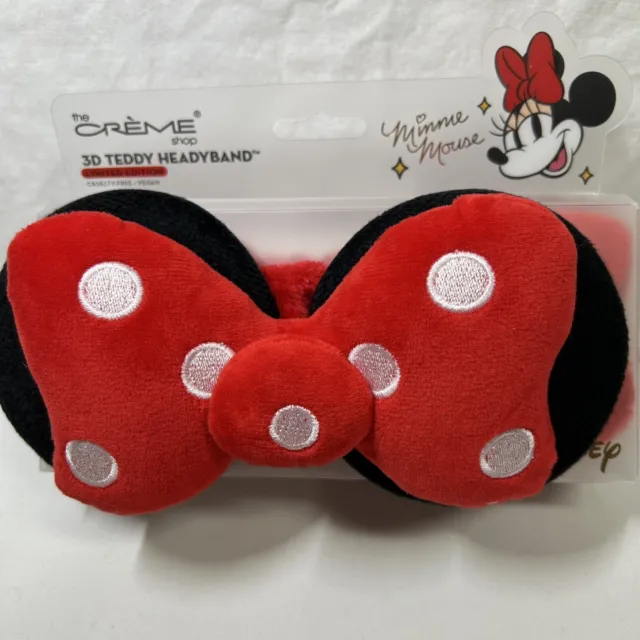 The Creme Shop Disney Minnie Mouse 3D Limited Edition  Headband New!!