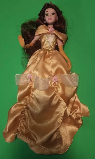 DISNEY COLLECTIBLE BELLE Beauty & Beast 16" PORCELAIN DOLL PRINCESS COLLECTION