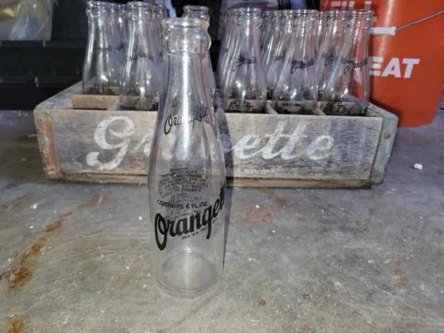 Vintage 1947 Orangette Soda Bottle Grapette Company Camden Arkansas