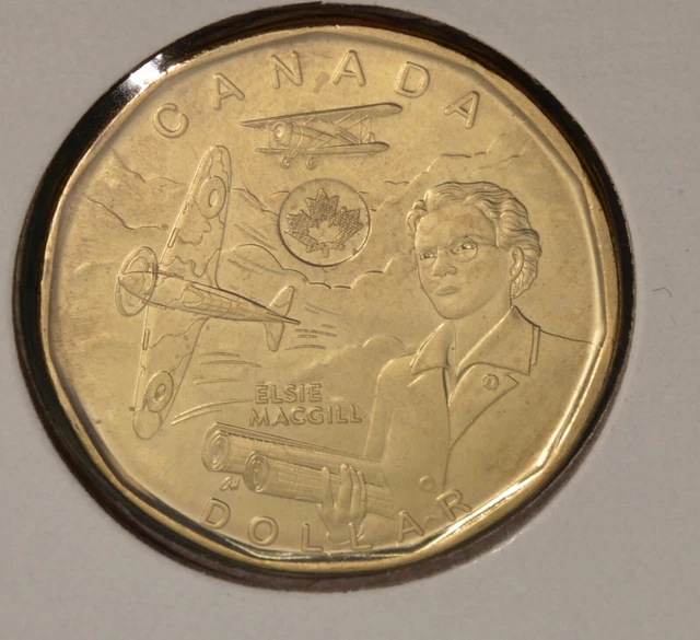 2023 Canada $1 Dollar - Honouring Elsie MacGill - PLAIN -   🇨🇦🇨🇦